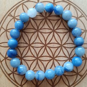 bracelet aventurine bleu