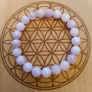 bracelet en pierre kunzite