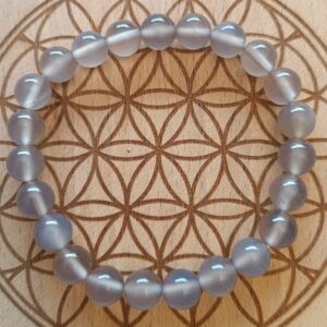 Bracelet agate grise